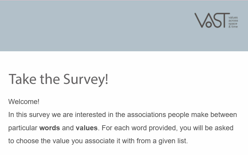 Survey words&values