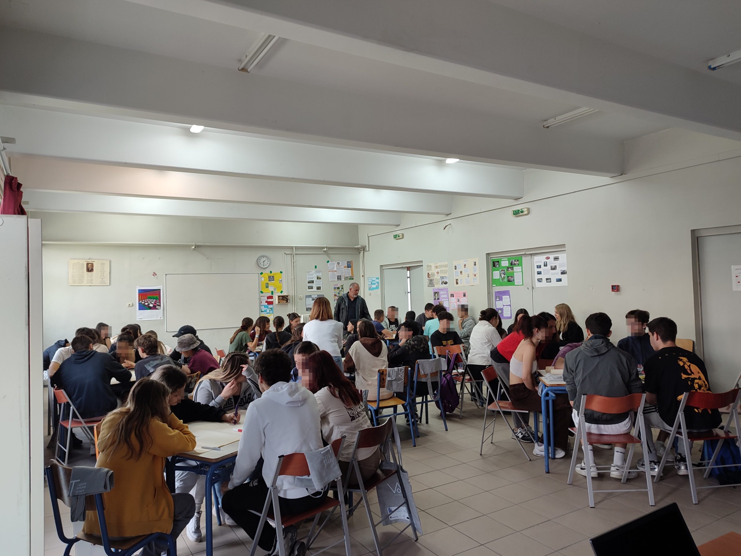 VAST educational activity takes place in high school in Gerakas, GR